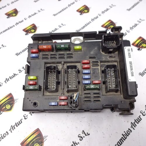 BSM Caja de fusibles Peugeot Citroen Fiat BSM B5 DELPHI 9657608580