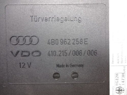 Controlador Confort Audi 4B0962258E 4BO962258E 410215006006 4B0 962 258 E