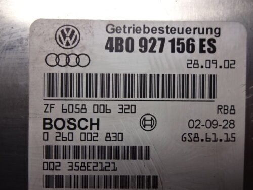 Módulo transmisión Audi A6 0260002830 4B0927156ES 4BO927156ES Módulo transmisión Audi A6 0260002830 4B0927156ES 4BO927156ES