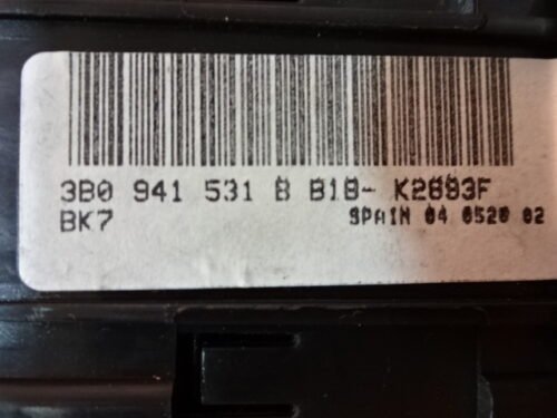 Conmutador de luces VW Passat 3B0941531B 3B0 941 531 B