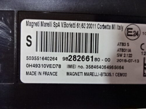 9828266180-00 503551640264 Módulo de control Peugeot 3008 5008 9828266180-00 503551640264