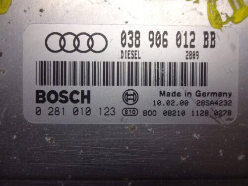 Centralita del motor AUDI A3 038906012BB 0281010123 038 906 012 BB