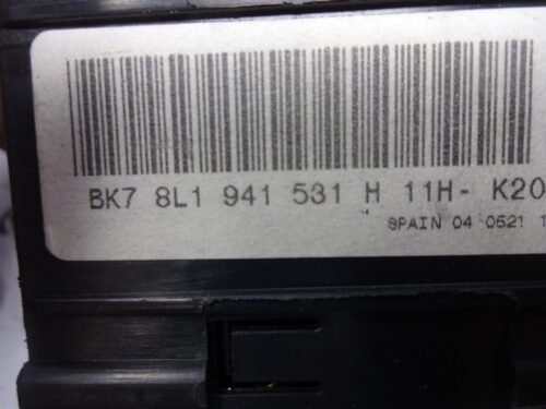 Conmutador de luces Audi A3 8L1941531H 8L1 941 531 H 04052124