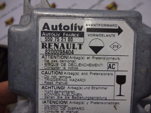 Airbag Centralita Renault Master Opel 8200098404 AUTOLIV 550752100