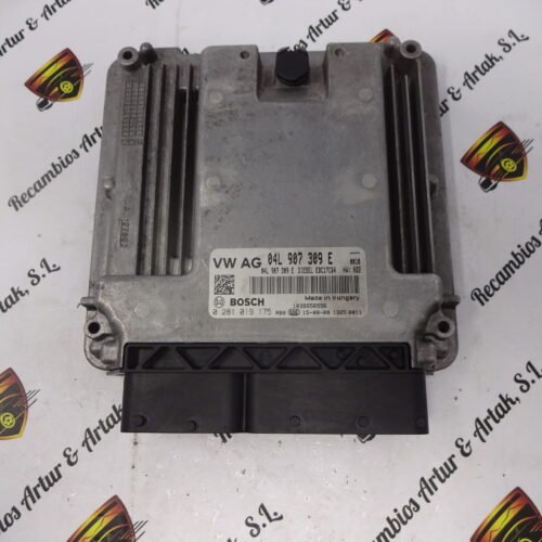 04L907309E 0281019175 Centralita del motor Volkswagen Seat Audi Skoda 04L907309E 0281019175