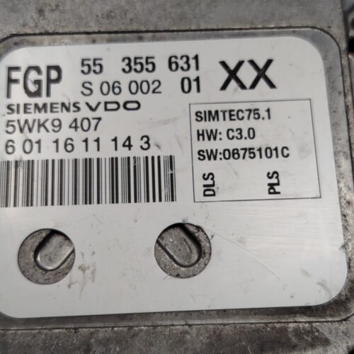Centralita Opel 55355631 XX 55355631XX SIEMENS VDO 5WK9407