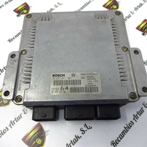 Centralita del motor Peugeot Citroen 0281011081 9647472780