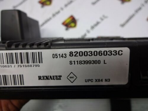 Caja de fusibles Renault Scenic Megane 8200306033C S118399300L S118399300 L