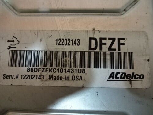 Centralita del motor Opel 12202143DFZF 12202143 DFZF ACDELCO
