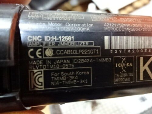 Botón de encendido TOYOTA LEXUS 2842A-TMIM83 2842ATMIM83 N14-TMIMB-3K1