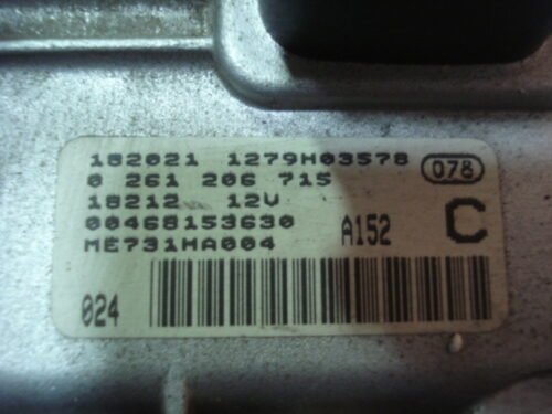 Centralita del motor Alfa Romeo 147 A152 C 0261206715 00468153630 468153630