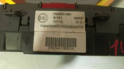 Interruptor de emergencia Fiat Ducato Citroen  Peugeot 73533061080 A131 PANORAMA COMBINATO