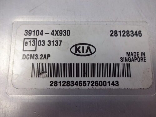 391044X930 39104-4X930 DDCR R0412C050A Centralita del motor KIA CARNIVAL 391044X930 39104-4X930 DDCR R0412C050A