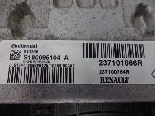 Centralita del motor DACIA DUSTER SID306 S180095104A  237101066R 237100764R