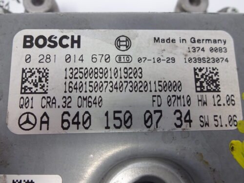 Centralita del motor Mercedes Clase B  200 CDI W245 A6401500734 0281014670