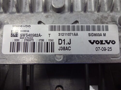Centralita del motor VOLVO 5WS40562A-T SID803A 31211071AA 5WS40562AT