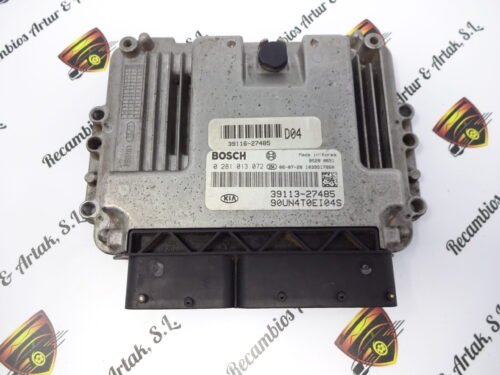 Centralita del motor KIA Carens 0281013072 39113-27485 3911327485