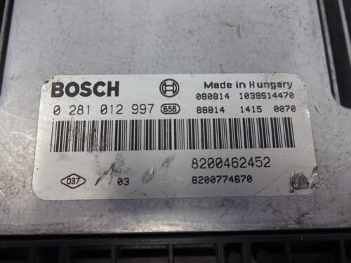 Centralita del motor Renault Megane 0281012997 8200462452 8200774670