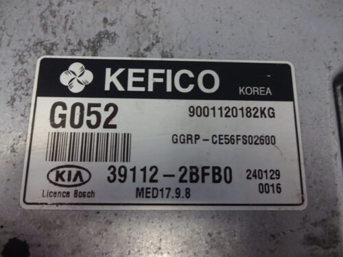 Centralita del motor KIA CARENS 391122BFB0 39112-2BFB0 G052 9001120182KG