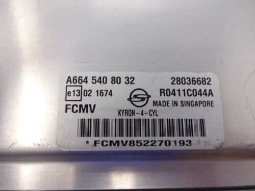 Centralita del motor SsangYong Kyron R0411C044A A6645408032 A664 540 80 32