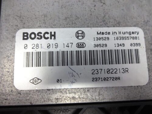 Centralita del motor Renault DACIA 0281019147 237102213R 237102720R