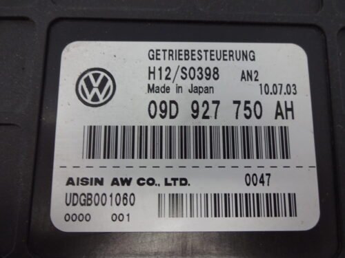 Módulo de control de transmisión VW Touareg 09D927750AH H12/S0398