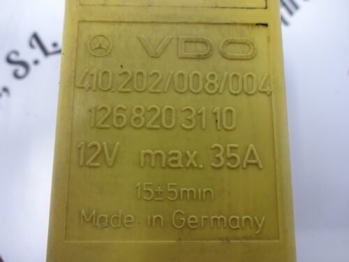 Rear Mercedes S-Class W126 1268203110 VDO 410202008004 MAX 35A