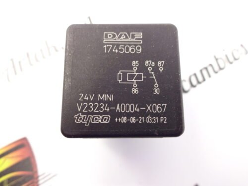 Rele DAF 1745069 24V MINI V23234-A0004-X067 TYCO