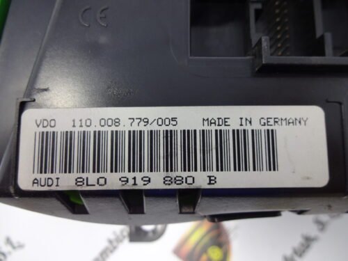 Cuadro de instrumentos Audi A3 8L0919880B 8LO919880B VDO 110008779005