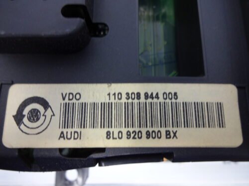 8L0920900BX 8LO920900BX 110308944005 Cuadro de instrumentos Audi A3 8L 8L0920900BX 8LO920900BX VDO 110308944005