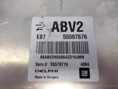 55597676 55579719 Centralita del motor OPEL Astra J 55597676 ABV2 55579719