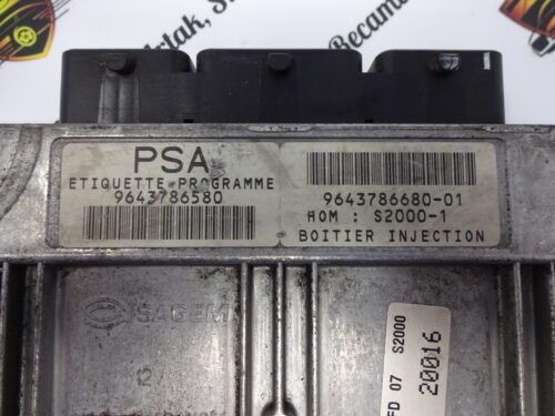 Centralita del motor Citroen Xsara Picasso 9643786580 9643786680-01 21645932-1