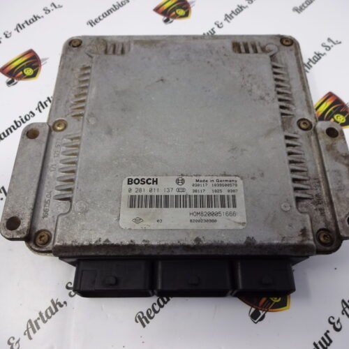 Centralita del motor RENAULT KANGOO 0281011137 8200051666 8200230980