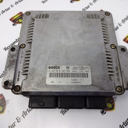 Centralita del motor Renault Laguna 0281010637 8200211711 8200085386