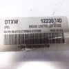 12230740 MT35E Centralita del motor Opel Astra Vectra Zafira DELPHI DELCO DTXW 12230740 MT35E