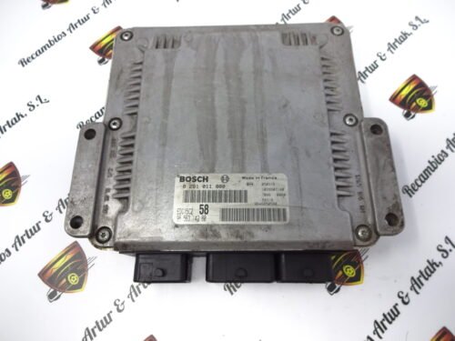 Centralita del motor Peugeot 0281011800 9646850580 9656314280 EDC15C258