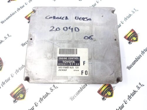 Centralita del motor Toyota Corolla Verso 896610F100 89661-0F100 MB175800-7625