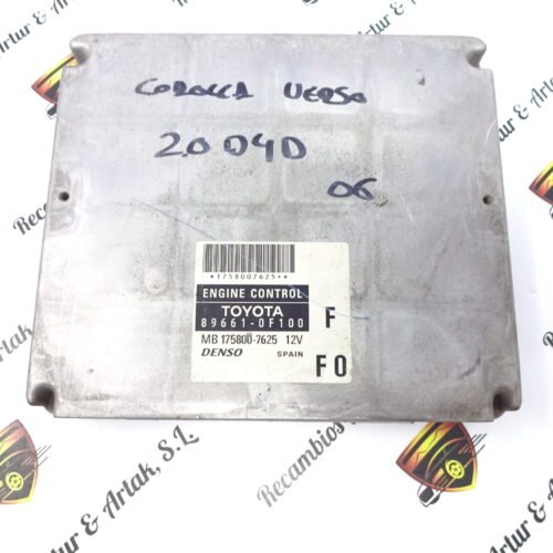 Centralita del motor Toyota Corolla Verso 896610F100 89661-0F100 MB175800-7625