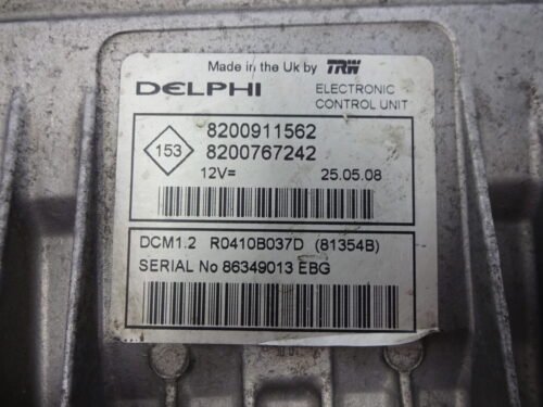 Centralita del motor RENAULT 8200767242 8200911562 R0410B037D