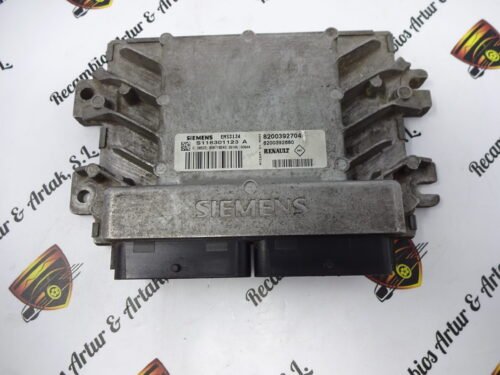 Centralita del motor Renault 8200392704 S118301123A 8200392680