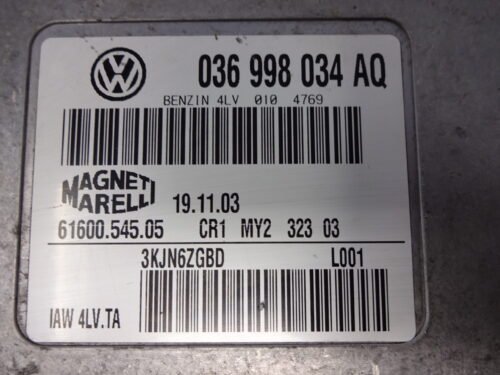 Centralita del motor  VW Lupo  036998034AQ 61600.545.05 6160054505