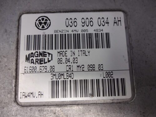 Centralita del motor Seat Ibiza 036906034AH  61600.679.08 6160067908
