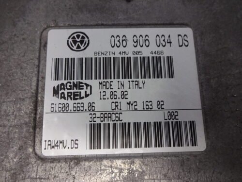 Centralita del motor  Seat Ibiza 036906034D  61600.669.06 6160066906