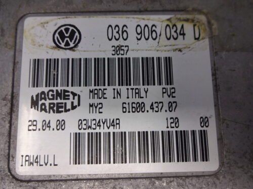 Centralita del motor  Seat Ibiza 036906034D  61600.437.07 6160043707