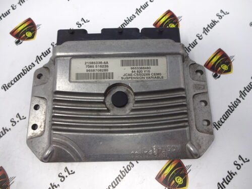 Centralita del motor Peugeot Citroen 9658708280 9653388480 21585336-4A