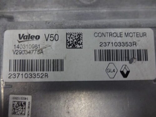 Centralita del motor  Renault Clio 237103352R 237103353R
