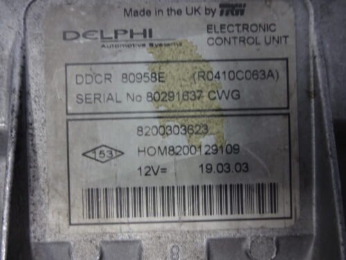 Centralita del motor  Renault R0410C063A  8200303623 8200129109