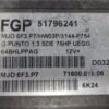 Centralita del motor FIAT 51796241 MJD6F3P7 7160001906 MJD6F3.P7 71600.019.06