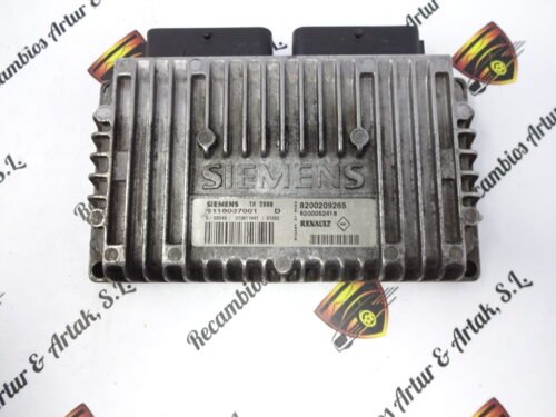 Centralita del motor Renault Clio S118037001D 8200209265 8200052418