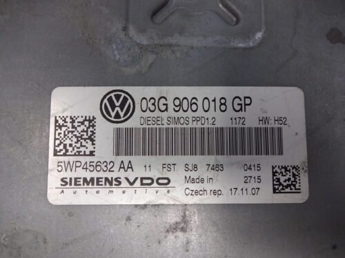 Centralita del motor  Seat Leon 03G906018GP 5WP45632AA  03G 906 018 GP